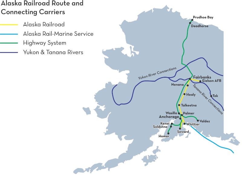 Alaska Maps Carrier Routes 